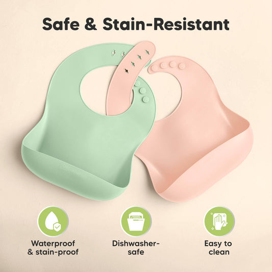 Silicone Catch All Bibs