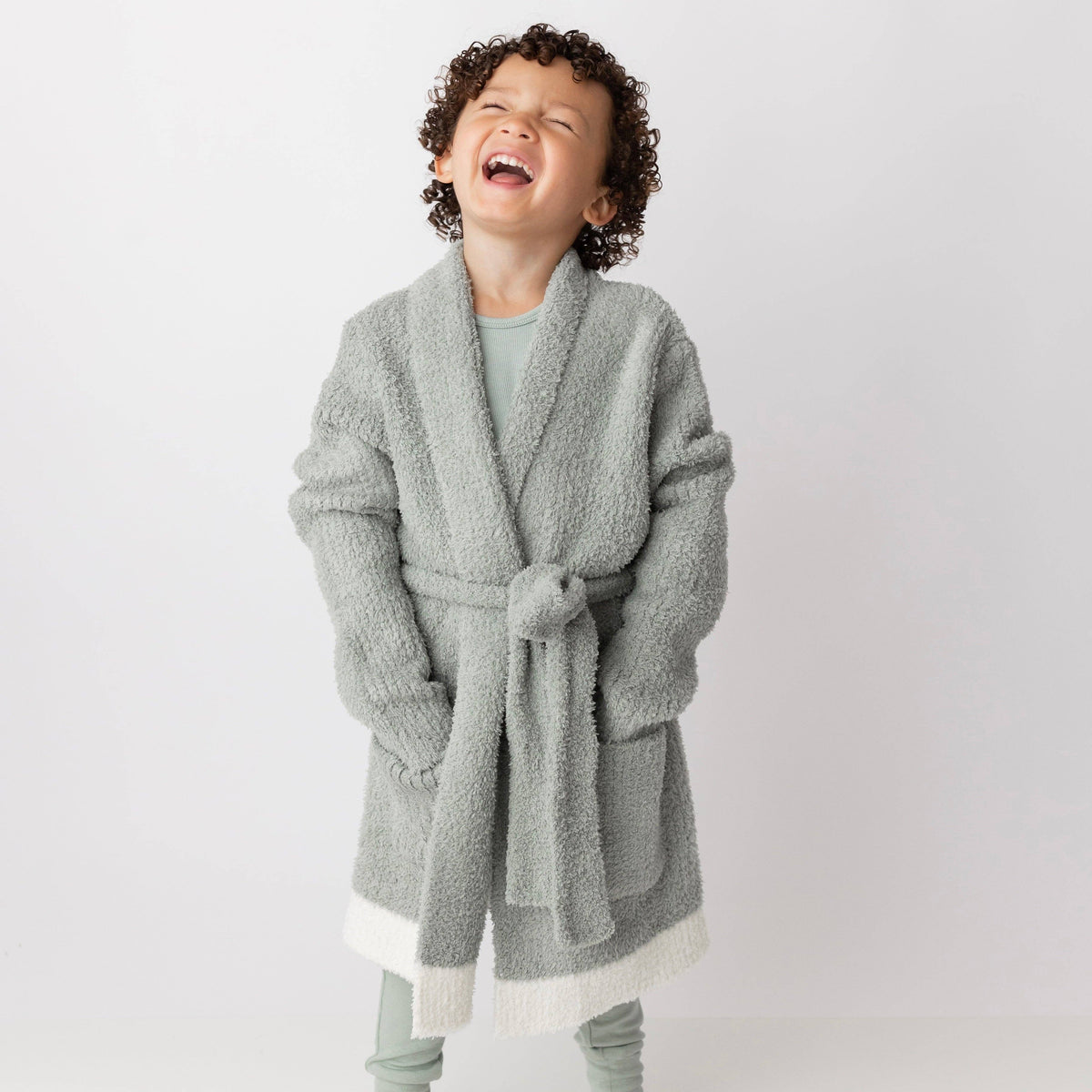The Alani Mommy & Me Robe - Kiddo - Sage