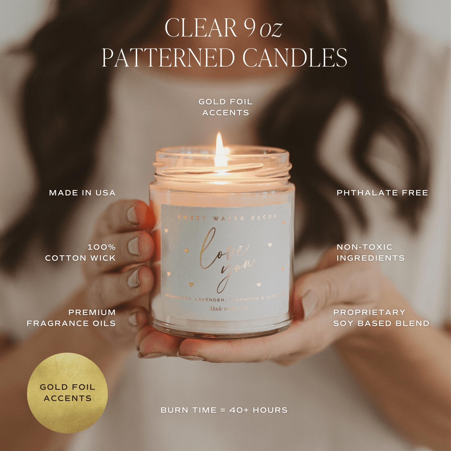 *NEW* Love You, Mom 9 oz Soy Candle - Valentine's Day Gifts