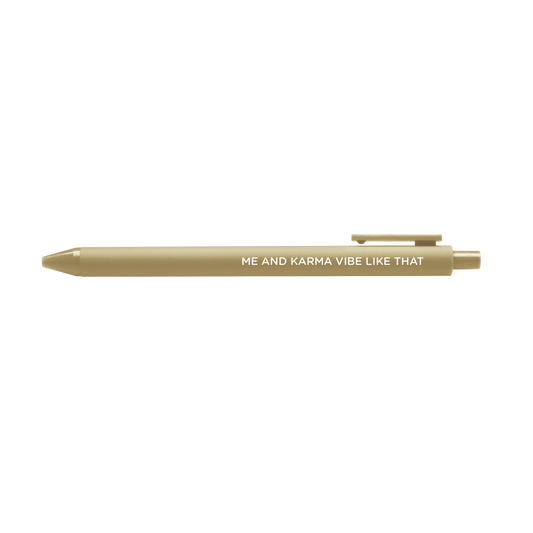 MangoIllustrated - Me and Karma Vibe Like That gel pen