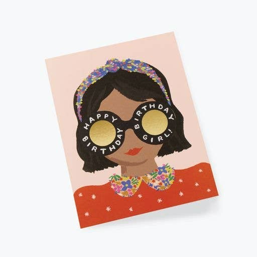 Rifle Paper Co. - Headband Birthday Girl Card