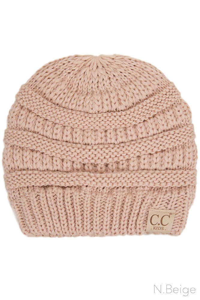 C.C Children Solid Beanie: Violet