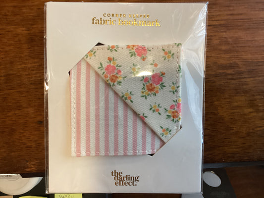 Corner Keeper Fabric Bookmark - Endless Daydream - Cream
