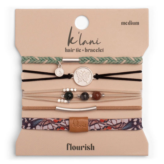 K'Lani hair tie bracelets - Flourish