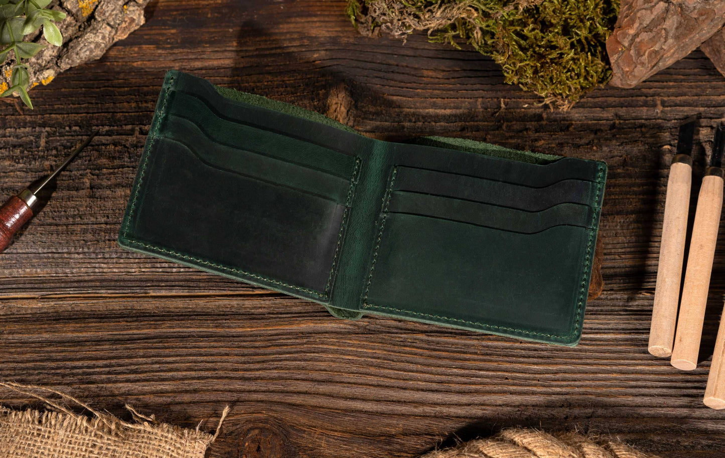 Leathe Bifold Wallet | Handmade
