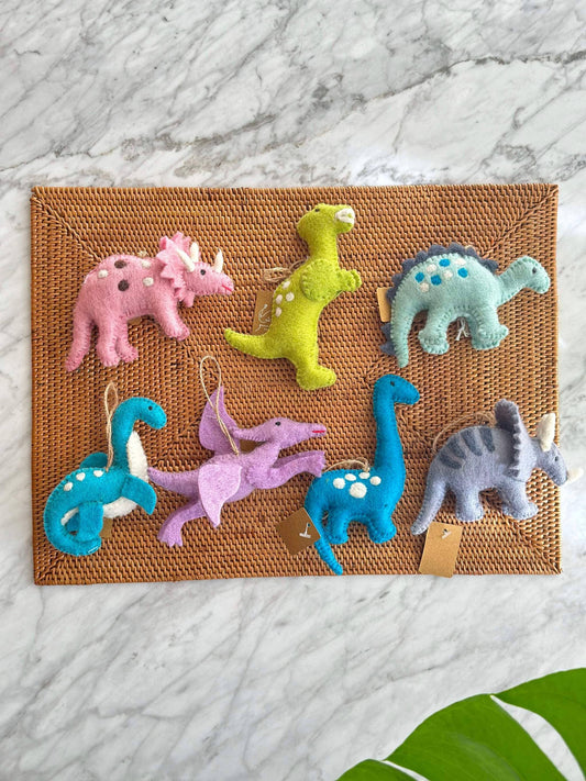 Felt Dinosaur Ornament