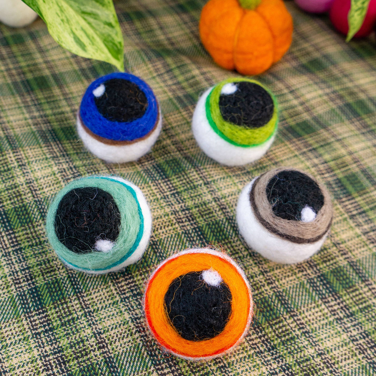 Spooky Eyeball Eco Toys/Fresheners Set of 5