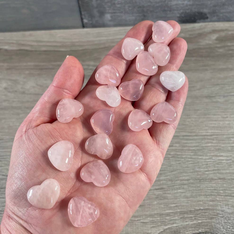 Gemstone Flat Back Heart 3/4 Inch – Bulk Crystal Cabochons
