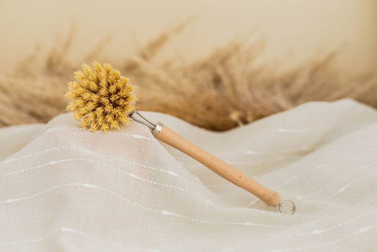 Beechwood Long Handle Dish Brush – Soft Agave