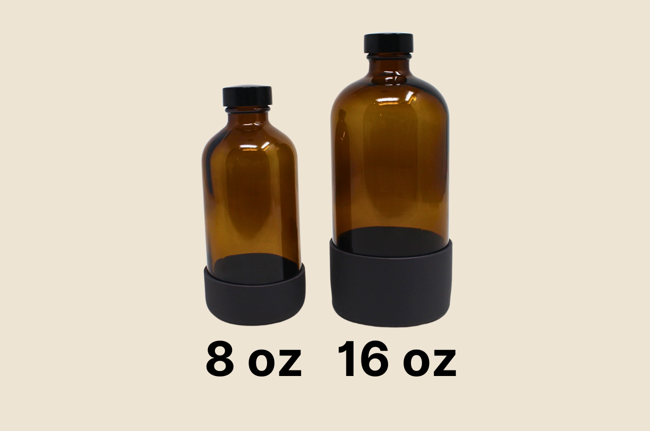 Silicone Bottle Boot – Non-Slip Base for 8oz Glass Bottles