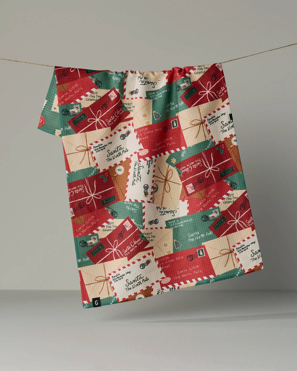 Merry Mail Luxe Kitchen Towel - Holiday 2026