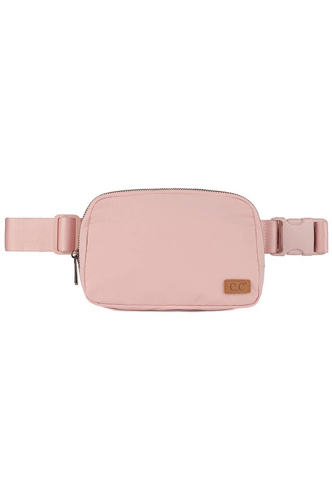C.C Water Proof Mini Fanny Belt Bag: Hot Pink