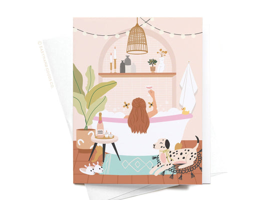 Bubble Bath Cheers Greeting Card