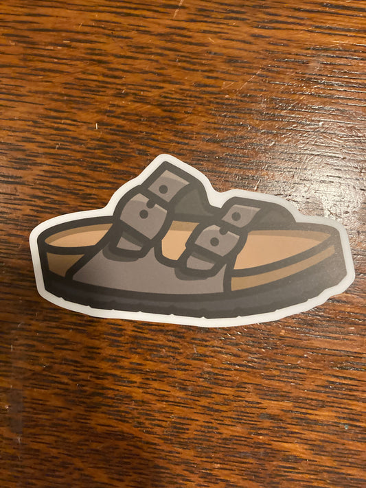 Leather Sandal Sticker