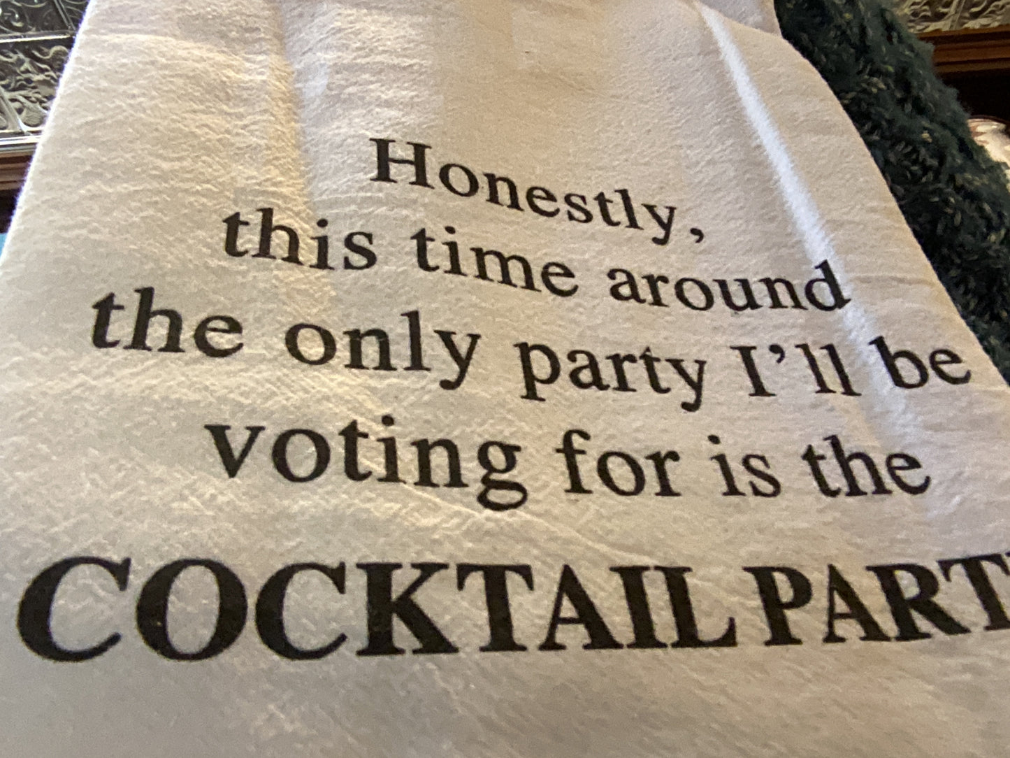 Cocktail Party Tea Towel