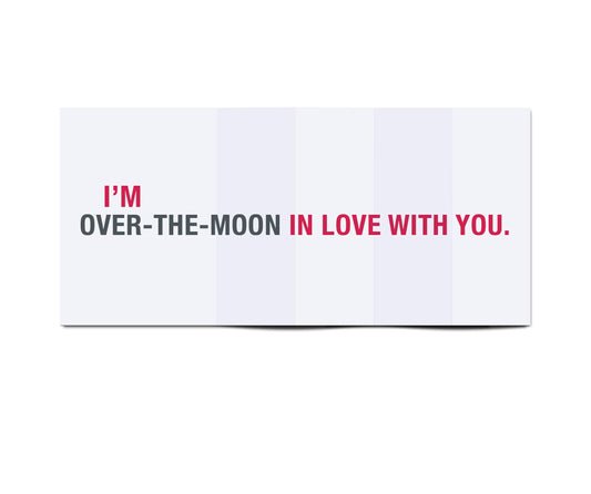 FINCH and HARE - Over You Romantic Card