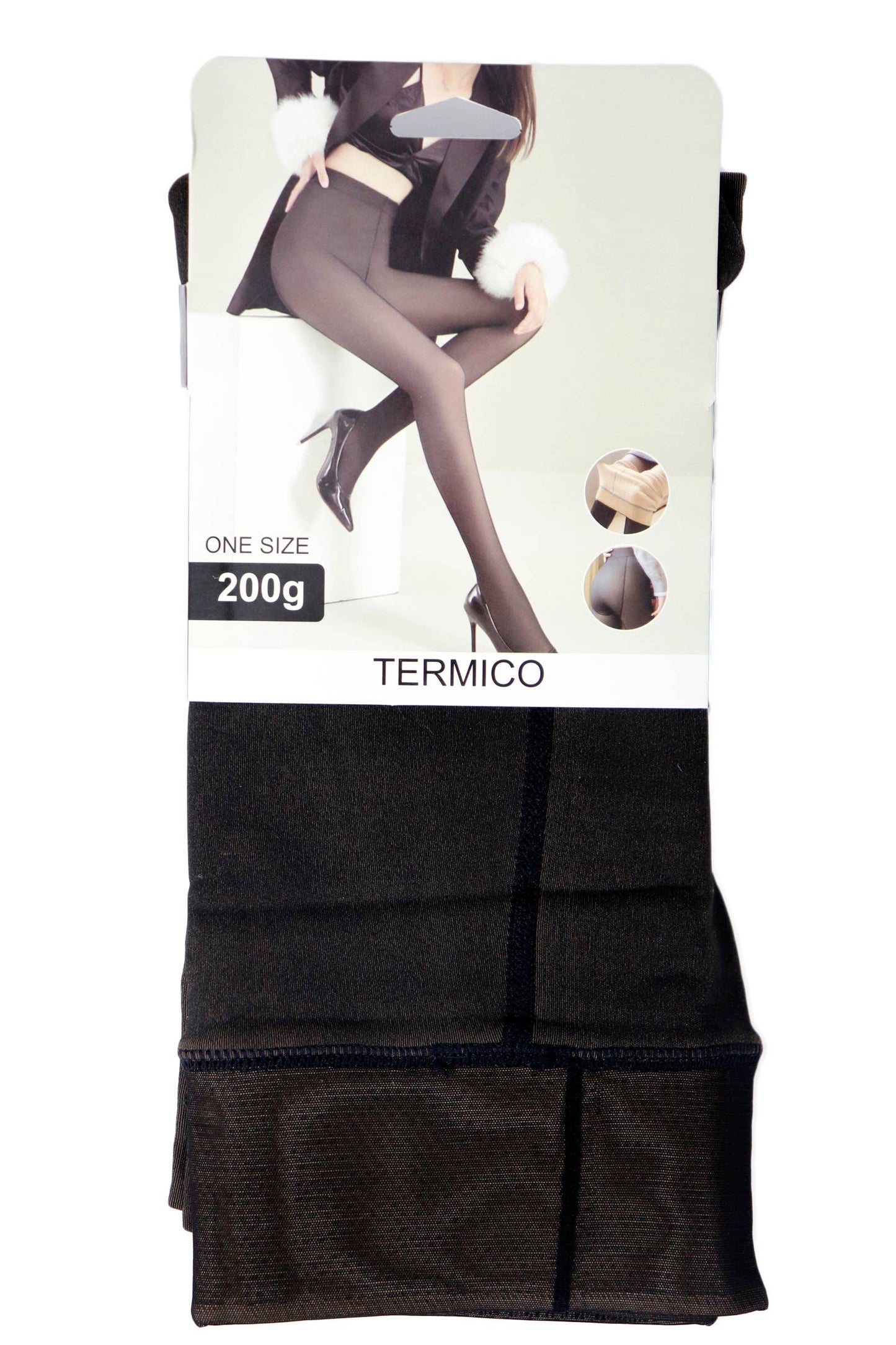 Women's Fake Sheer Fleece Lined Pantyhose Tights