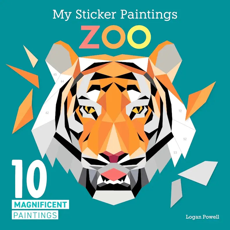 Wellspring - Activity Book - My Sticker Paintings: Zoo