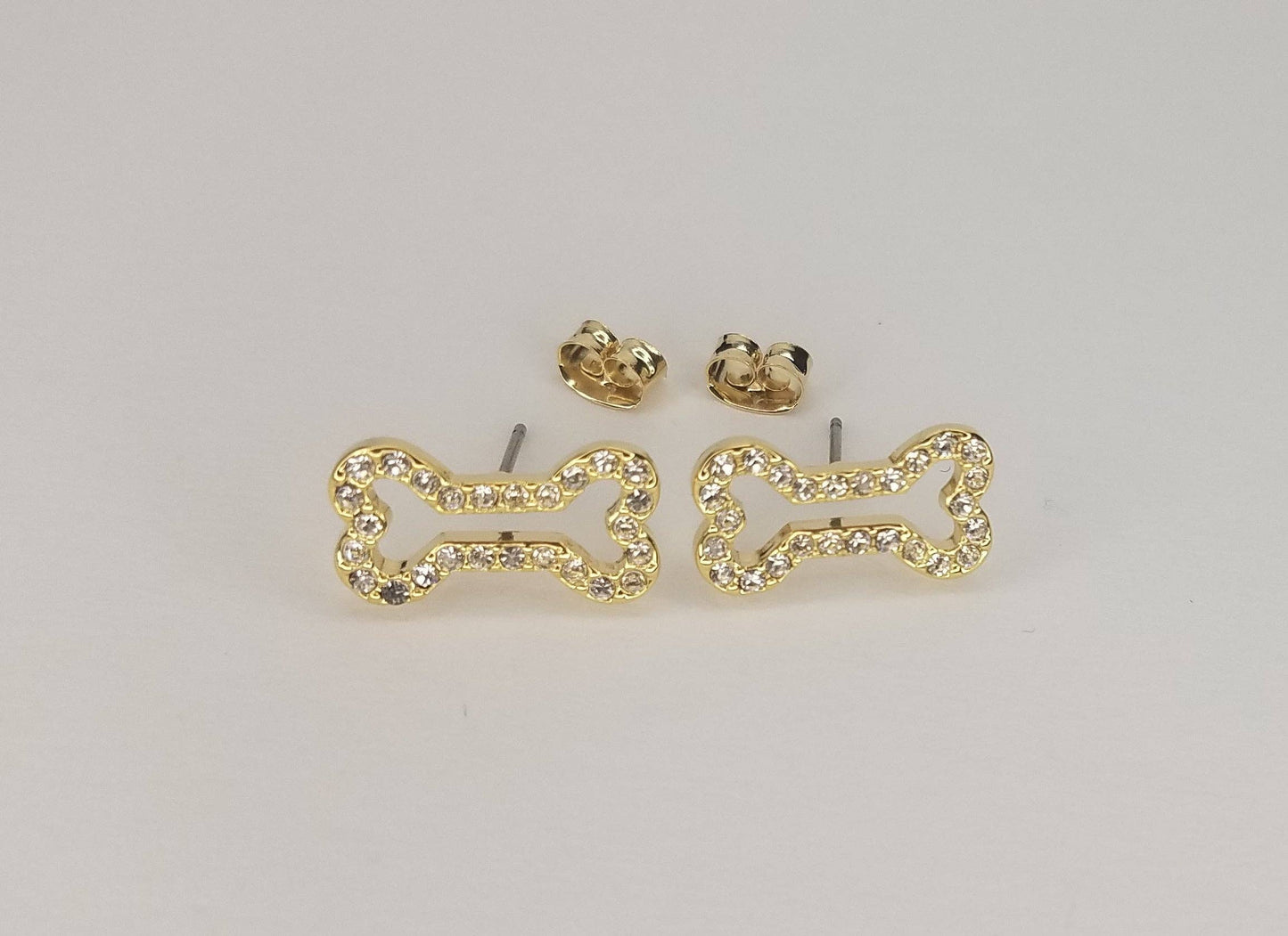 Dog Bone Post Earring