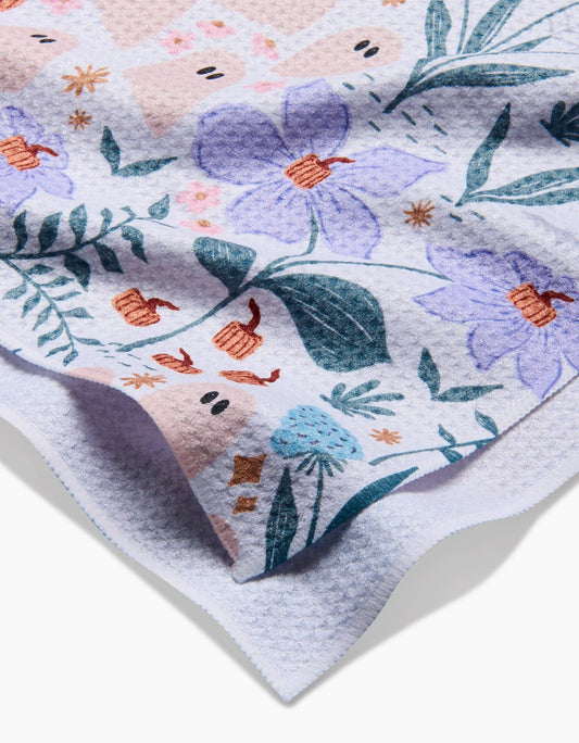 Ghosts In The Garden Tea Towel