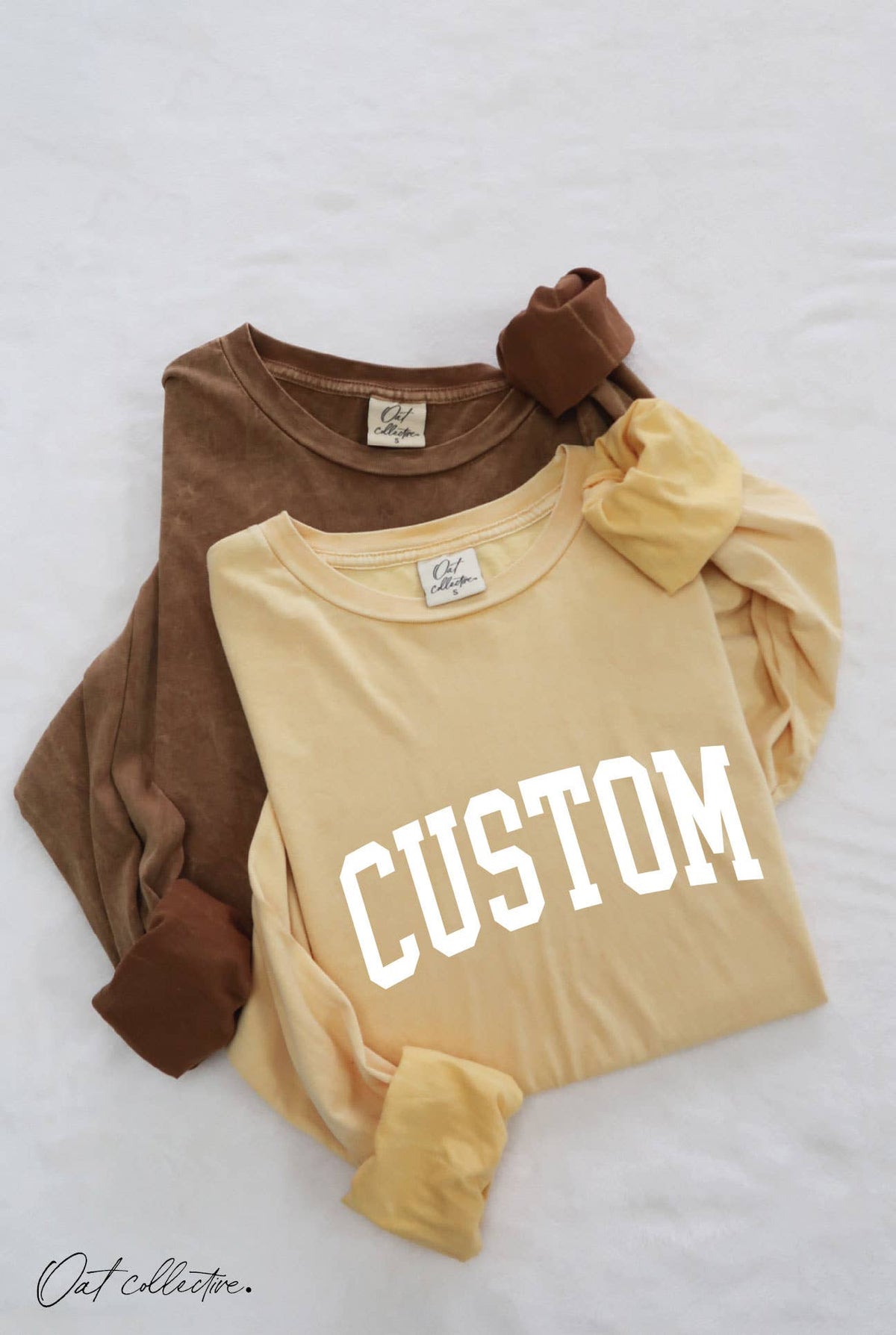 Benicia Mineral Washed Long Sleeve Graphic