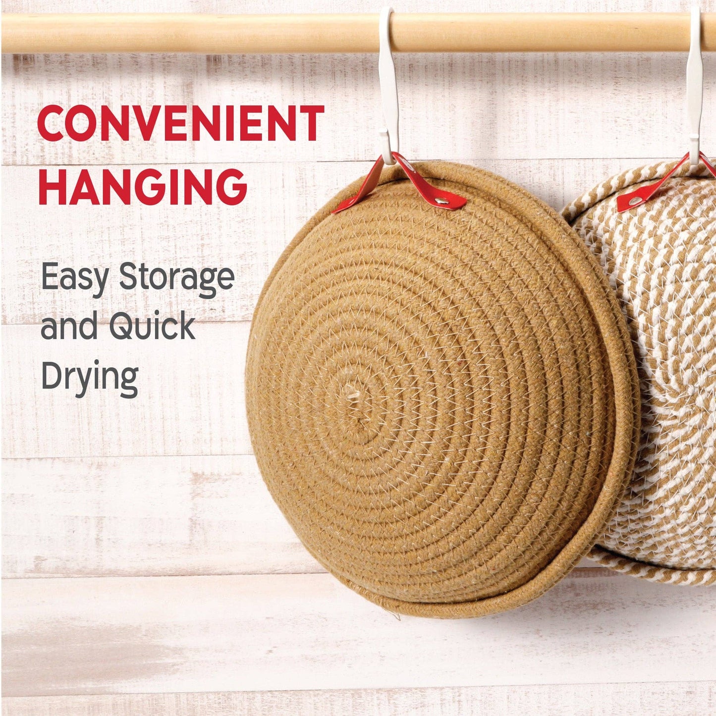 Round Cotton Rope Proofing Baskets - Round