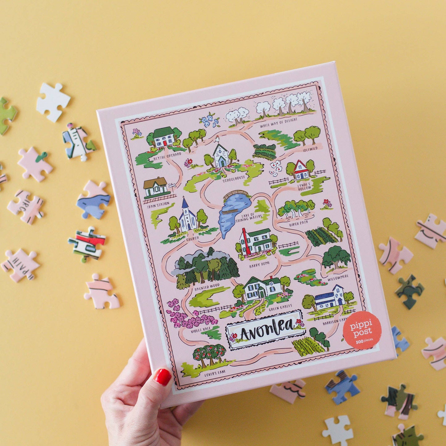 Pippi Post - Map of Avonlea - 500 Piece Jigsaw Puzzle