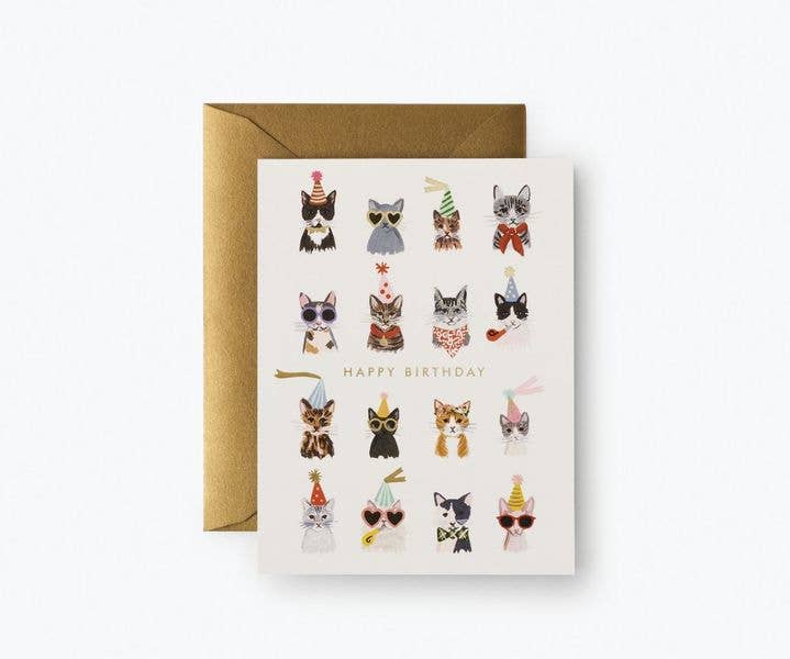 Rifle Paper Co. - Cool Cats Birthday Card