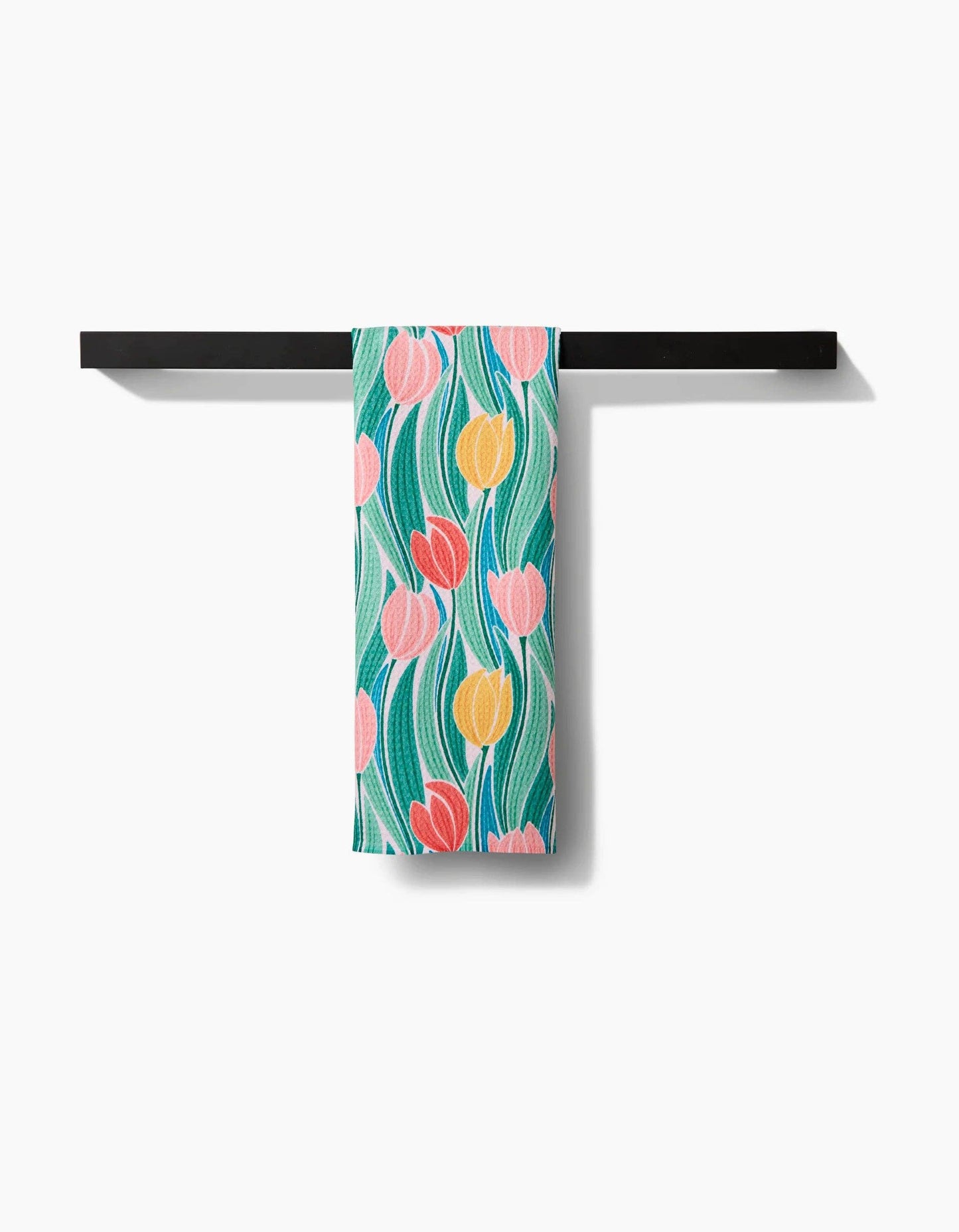 Geometry - Tranquil Tulips Tea Towel
