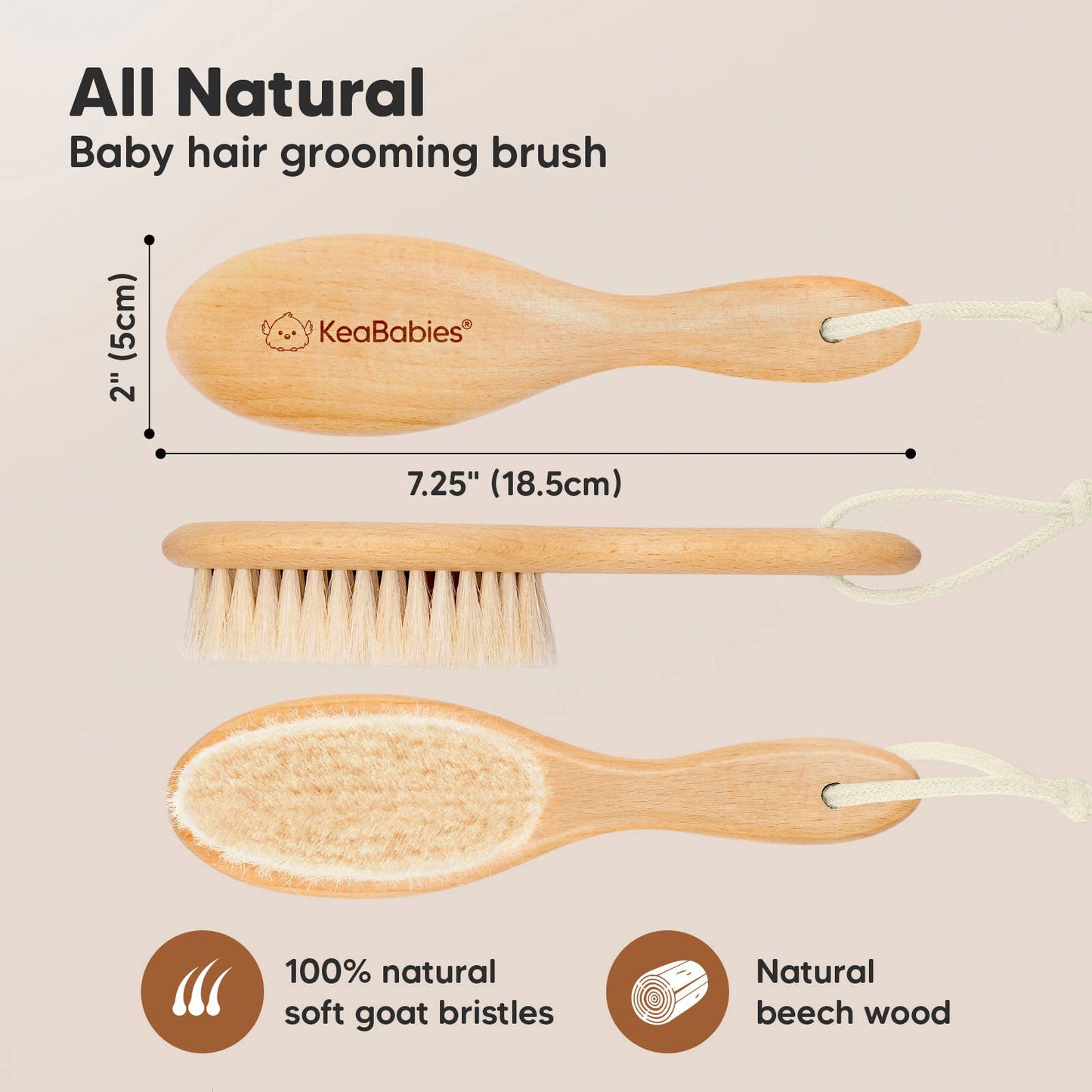 KeaBabies - KeaBabies Baby Hair Brush