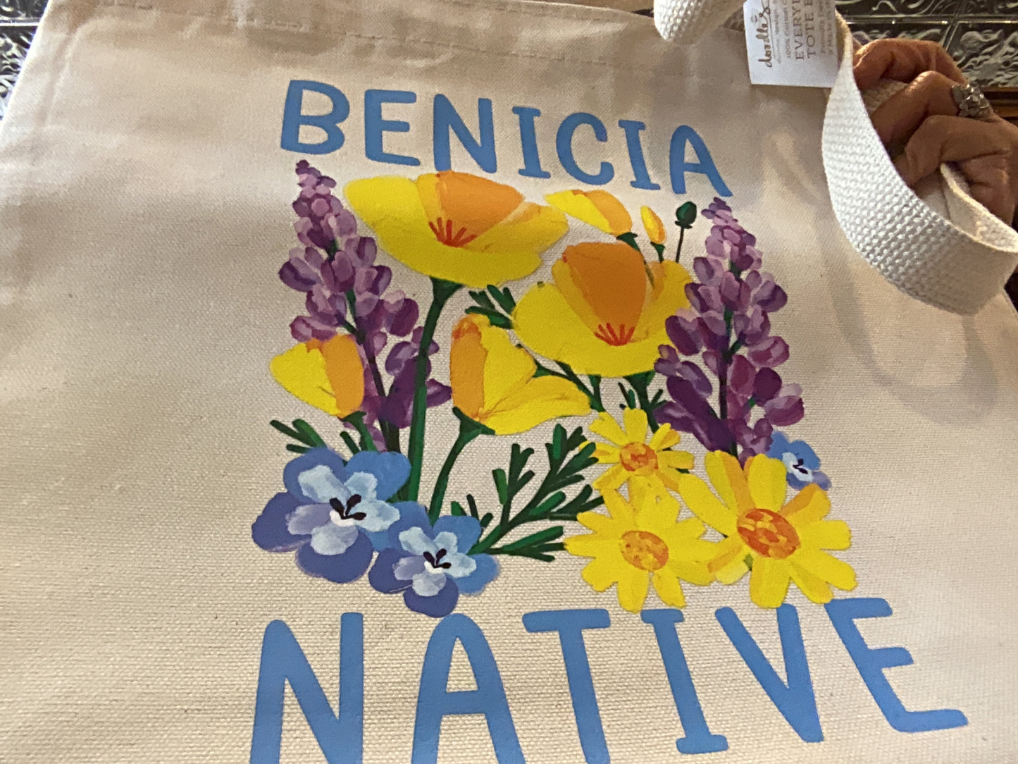 Benicia Large Canvas Tote