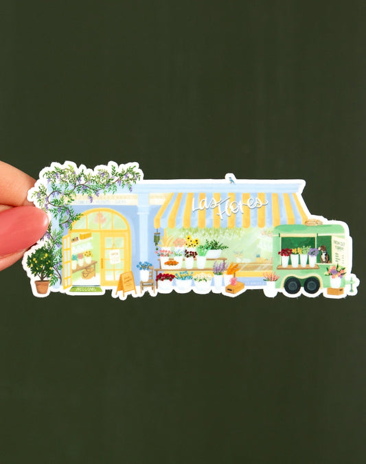 Flower Shop Decal Sticker