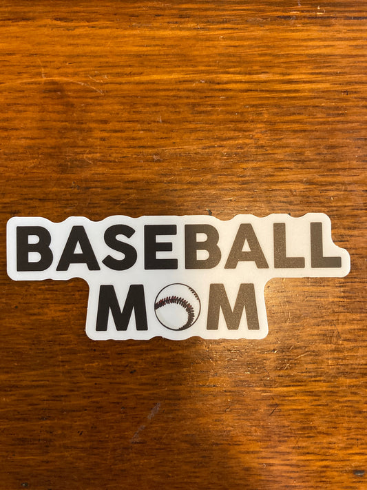 Baseball Mom Sticker