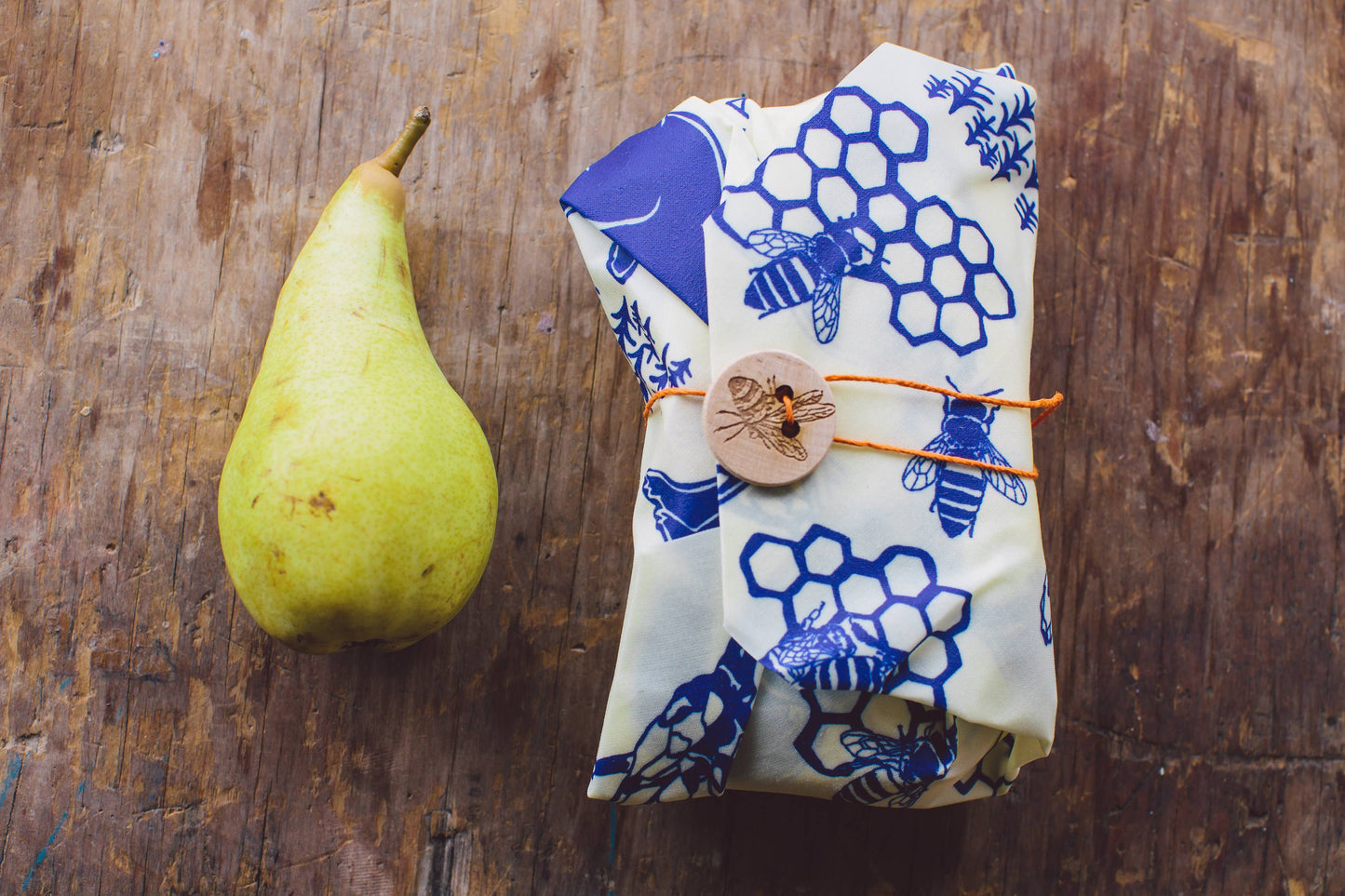 Bees Wrap Reusable Beeswax Wraps Lunch 3 Pack - Bees & Bears