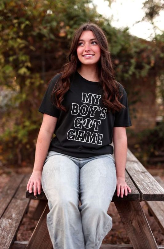 Jadelynn Brooke - My Boys Got Game- SS (Black)