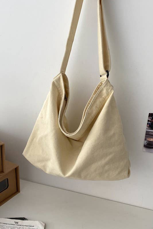Crossbody Canvas Big Shoulder Bag_CWAB0420