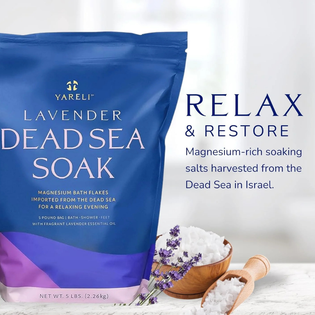 Bath Flakes | Lavender Dead Sea Magnesium