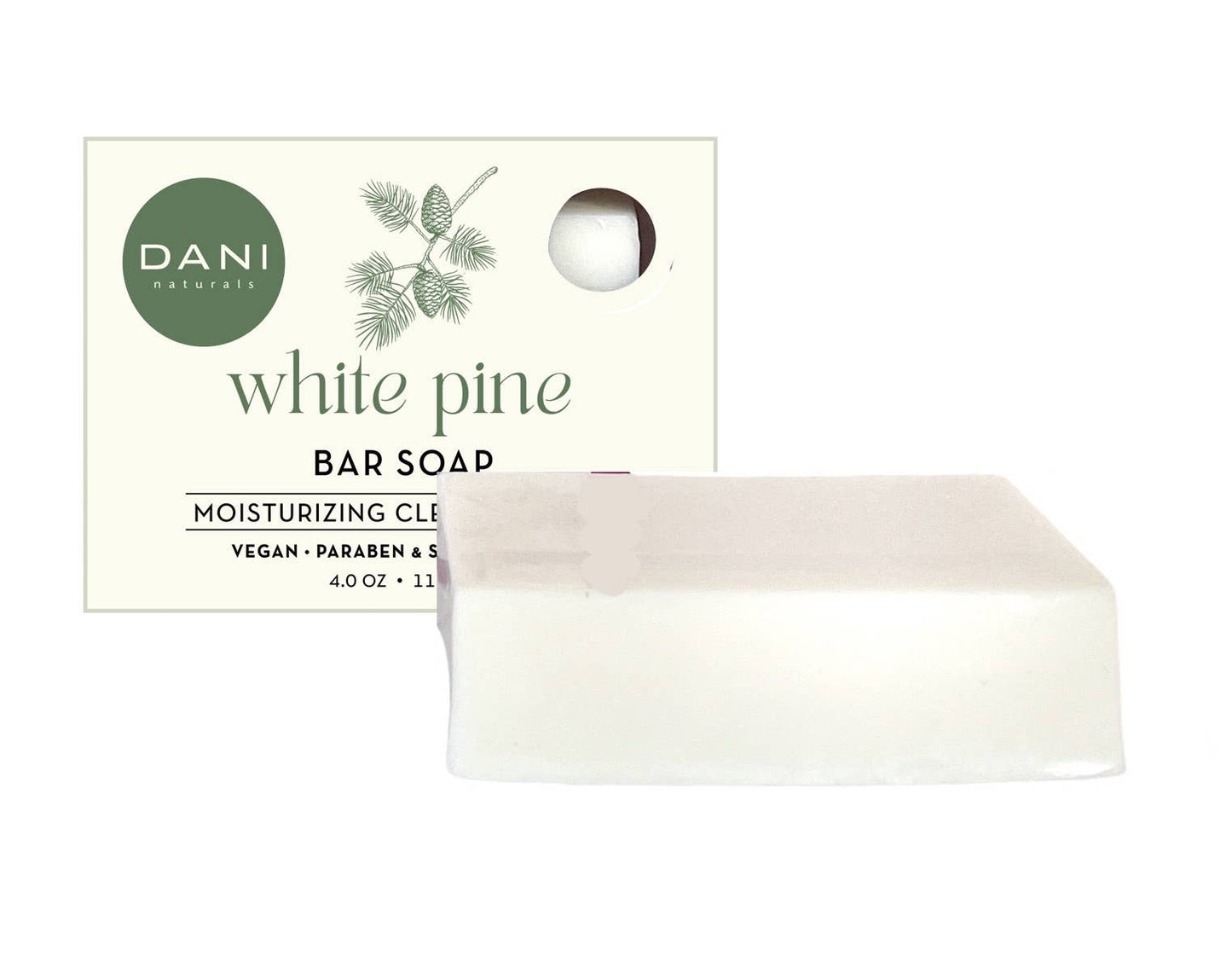 DANI Naturals - Holiday Limited Edition - 4oz Bar Soap - White Pine