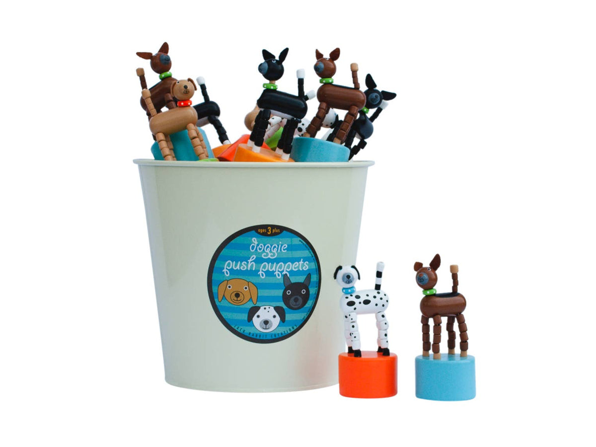 Dog Push Puppets Refill - Set of 24