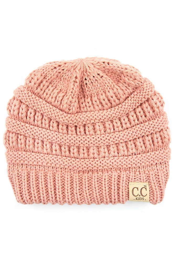 Hana - C.C Kids Solid Classic Knit Beanie