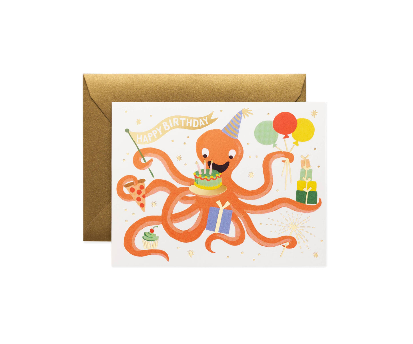 Rifle Paper Co. - Octopus Birthday Card