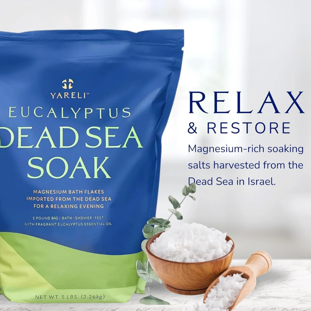 Bath Flakes | Eucalyptus Dead Sea Magnesium