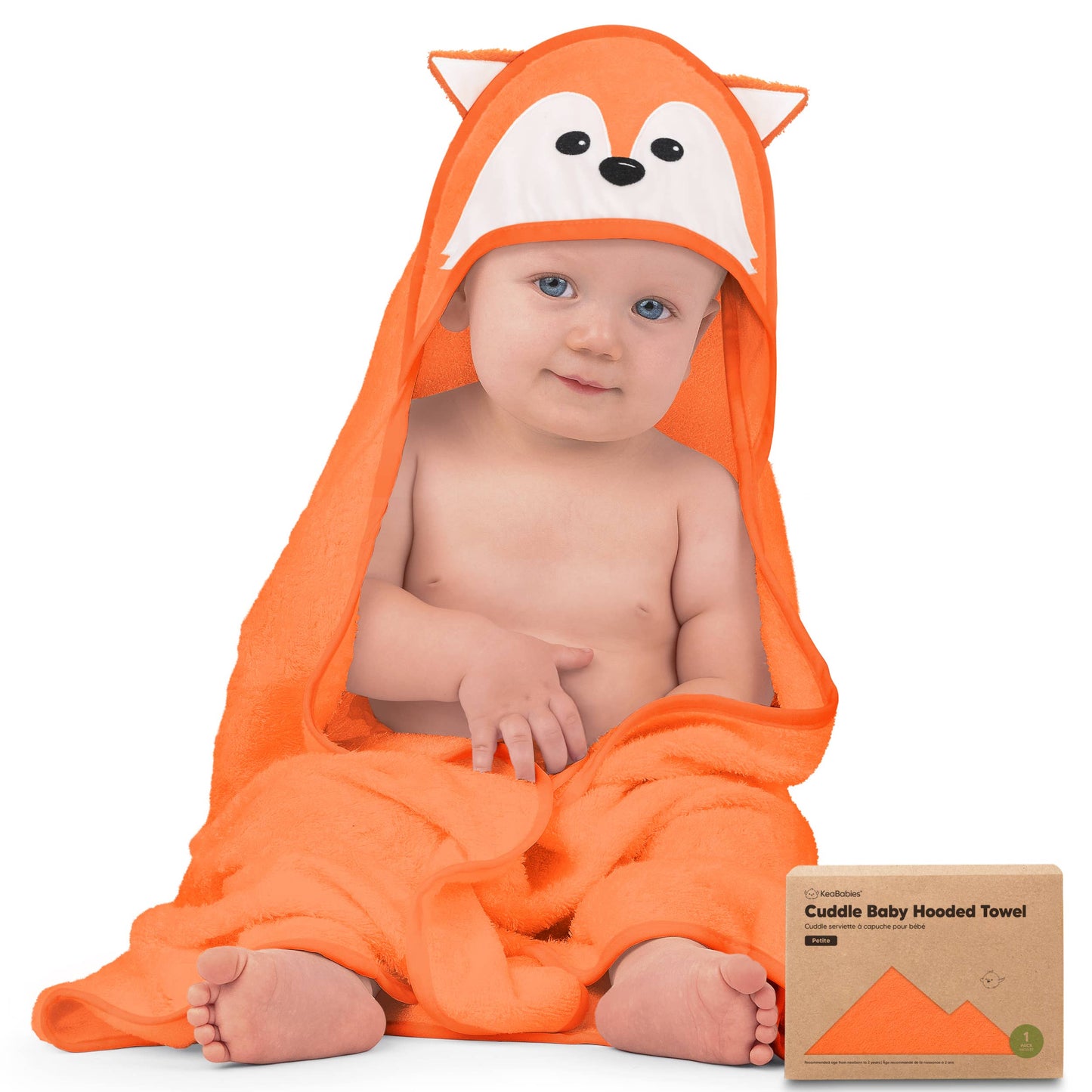 KeaBabies - KeaBabies Cuddle Baby Hooded Towel