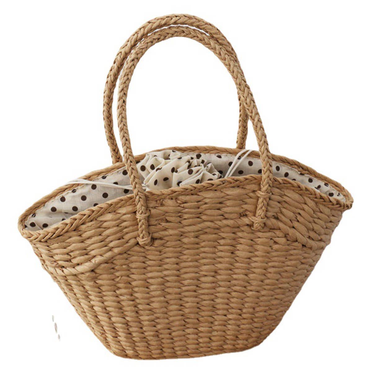 SUMMER WOVEN CASUAL STRAW TOTE BAG