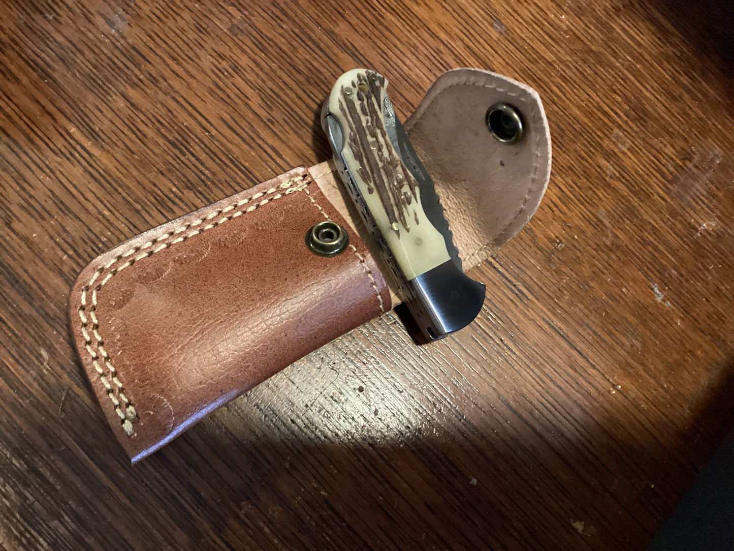 Pocket Knife with Cover (Dark)