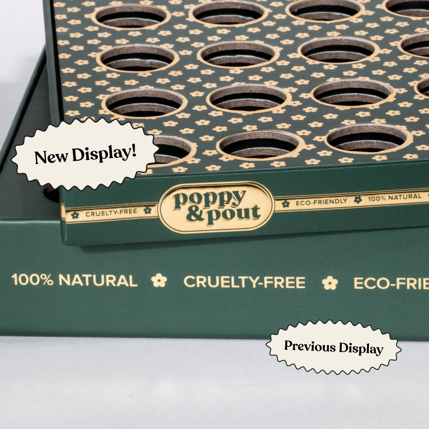 Poppy & Pout - Retailer Display, Lip Balm, 20-Tube Tray