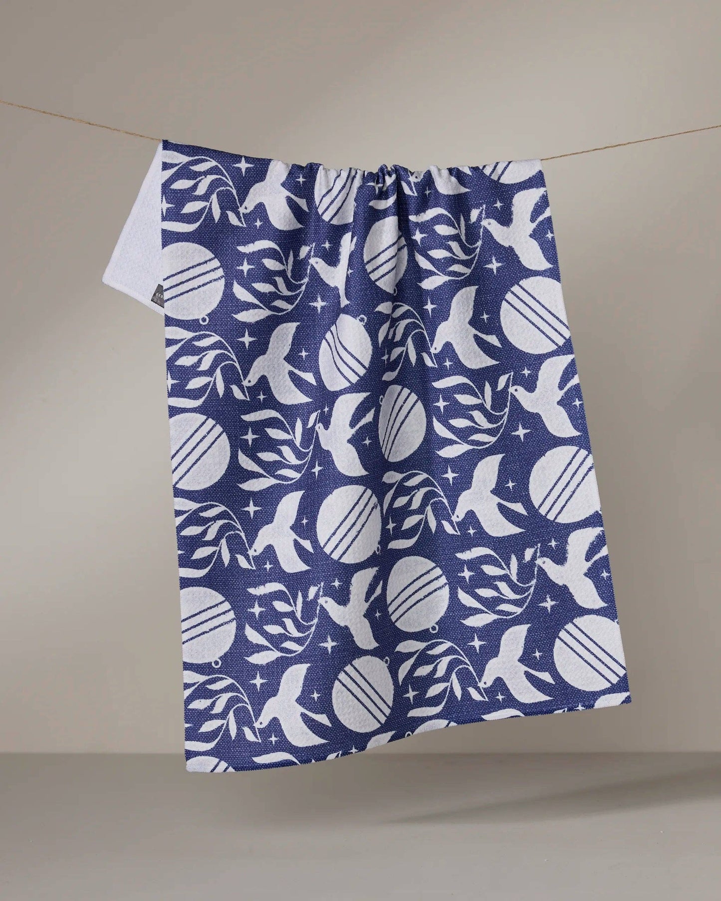 Geometry - Noel Night Tea Towel