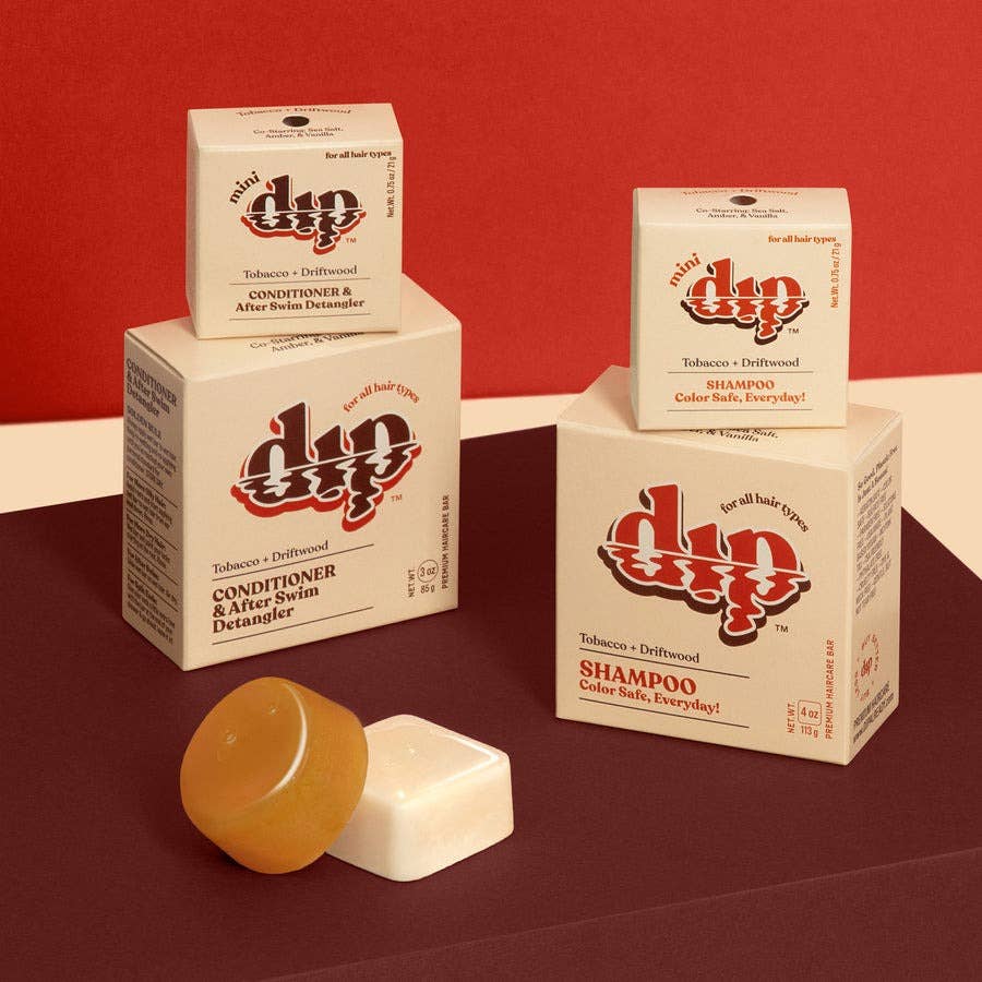 Dip - Mini Dip Color Safe Shampoo Bar for Every Day - Tobacco & Dr