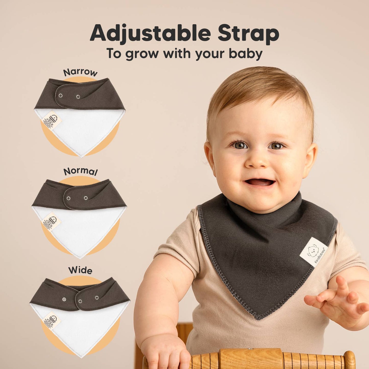 Baby Bandana Drool Bibs | Asstd.