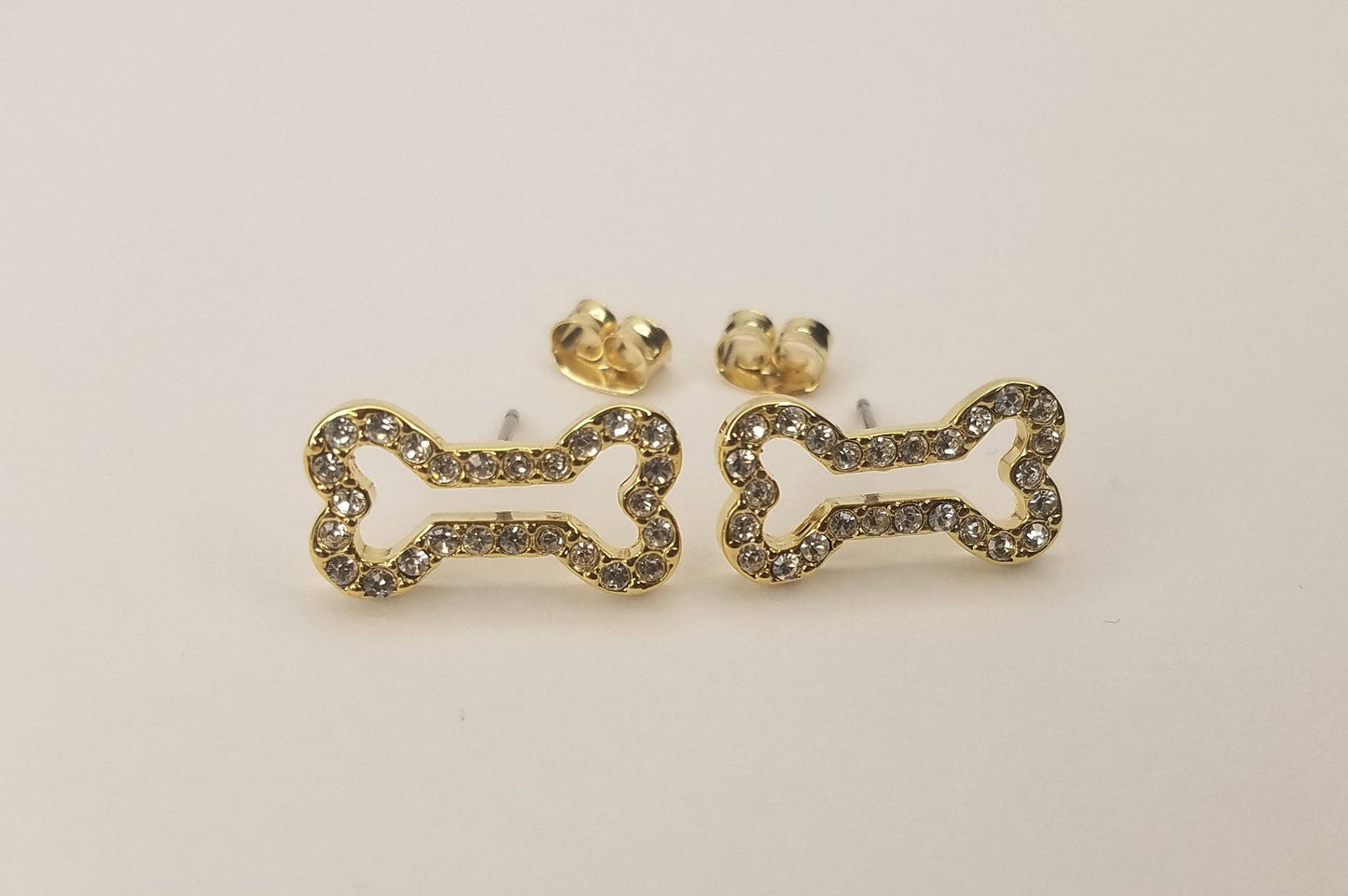 Dog Bone Post Earring